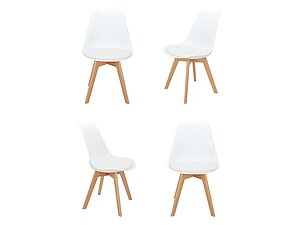 Купить стул Bradexhome Eames Bon комплект из 4-х стульев белый