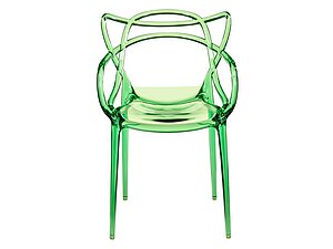 Купить стул Bradexhome Masters Прозрачный зелёный