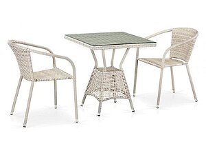 Купить комплект садовой мебели Афина-мебель T706/Y137C-W85 2Pcs Latte