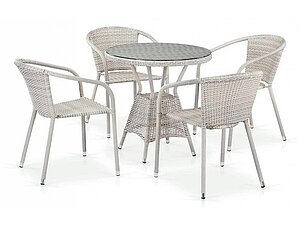 Купить комплект садовой мебели Афина-мебель T705ANT/Y137C-W85 4Pcs Latte