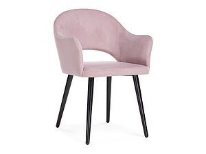 Купить стул Woodville Апри Розовый/Черный глянец
