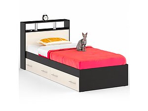 Купить кровать СВК Камелия 90х200 с ящиками (Венге)