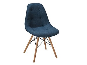 Купить стул R-Home Eames W Сканди Блю Арт/Натуральный дуб