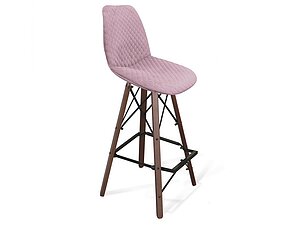 Купить стул Sheffilton SHT-ST29-C22/S80 розовый зефир/темный орех/черный муар