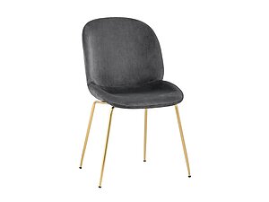 Купить стул STOOL GROUP Beetle Серый/Золотые ножки