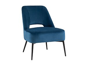 Купить кресло STOOL GROUP Бостон Велюр синий