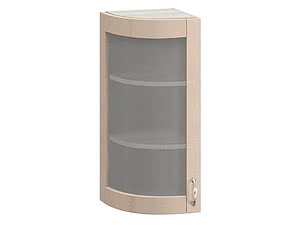 Купить шкаф Боровичи-мебель МВ 29В торцевой со стеклом левый