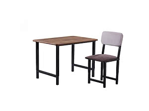 Купить стол АМЕОТ стол Мадий 4 и мягкий стул Валамир 2