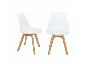 Купить стул Bradexhome Eames Bon комплект из 2-х стульев белый