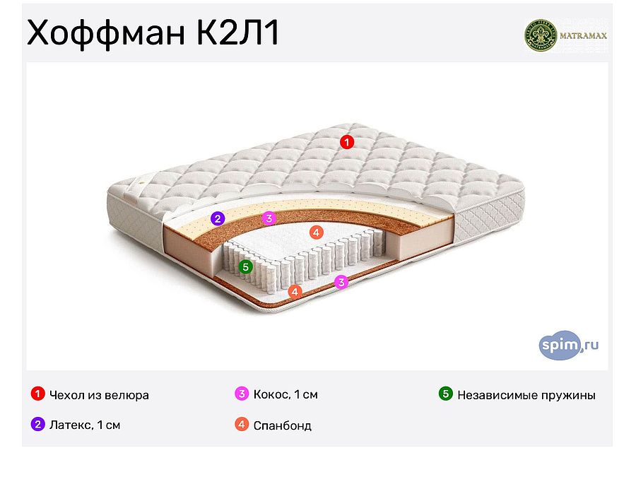 матрас matramax эмикс 190х195