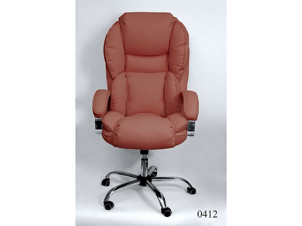 Кресло для руководителя Барон КВ-112-0412 коричневый