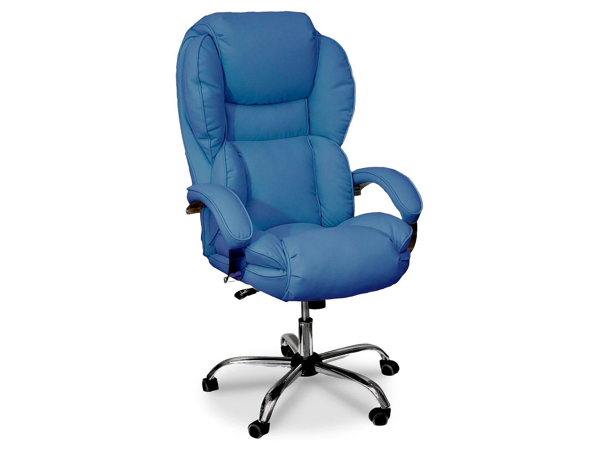 Кресло для руководителя Креслов Барон КВ-112-0419 Темно-синий