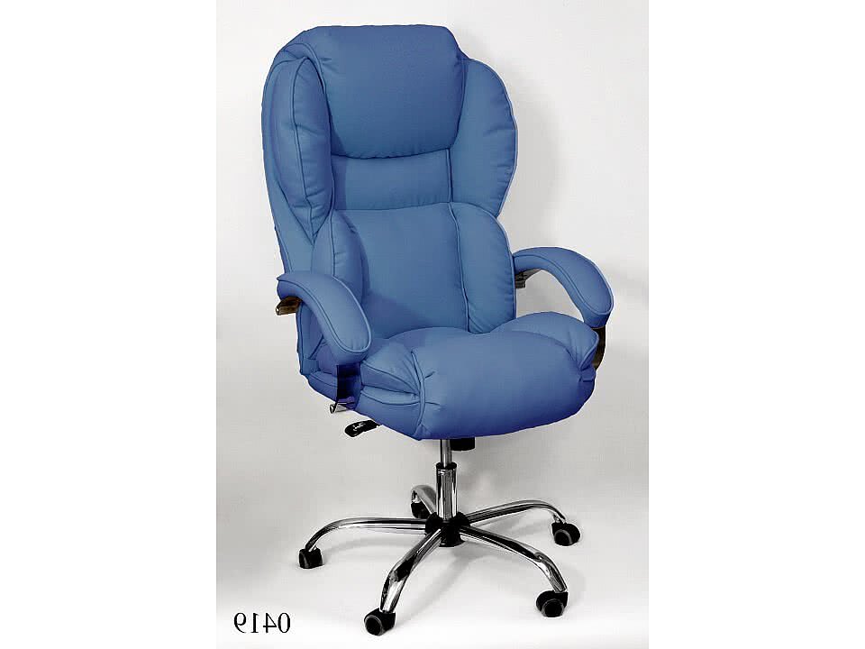 Кресло для руководителя Барон КВ-112-0419 темно-синий