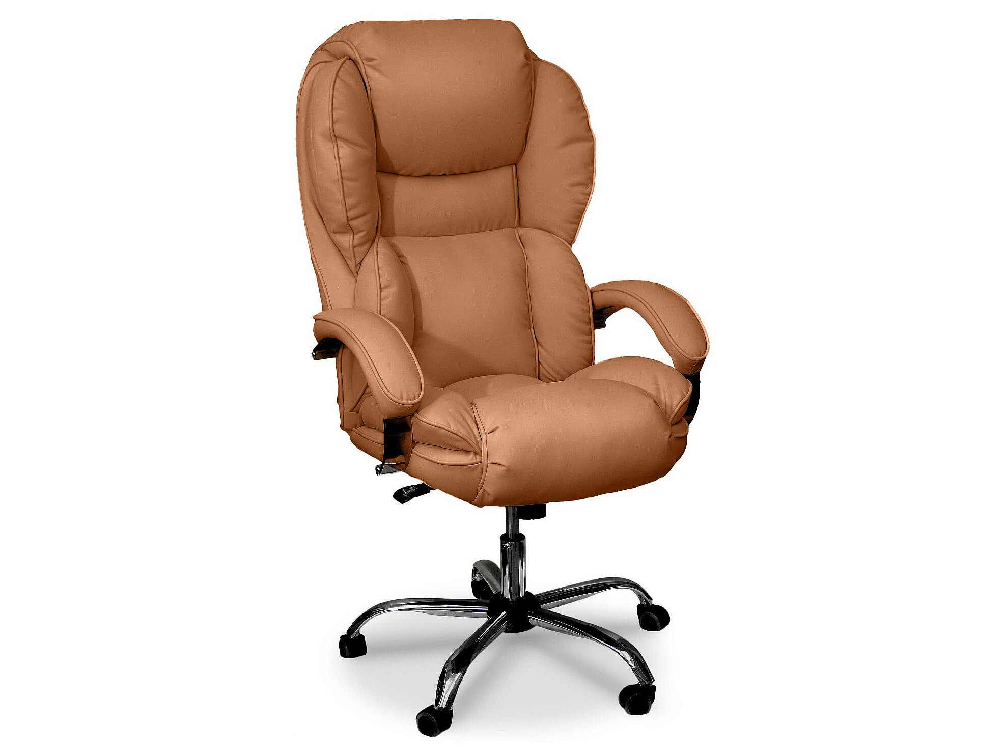 Кресло для руководителя Креслов Барон 0426КВ-112-0426 Светло-коричневый