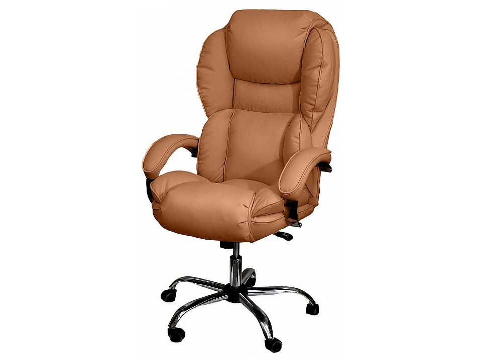 Кресло для руководителя Барон 0426КВ-112- светло-коричневый