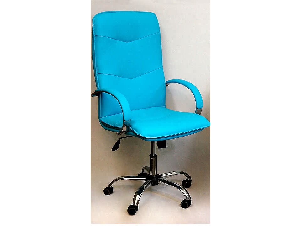 Кресло компьютерное Лидер КВ-112_0405 голубой
