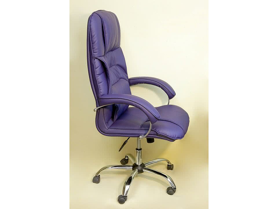 Кресло для руководителя Бридж КВ-112-0407 фиолетовый