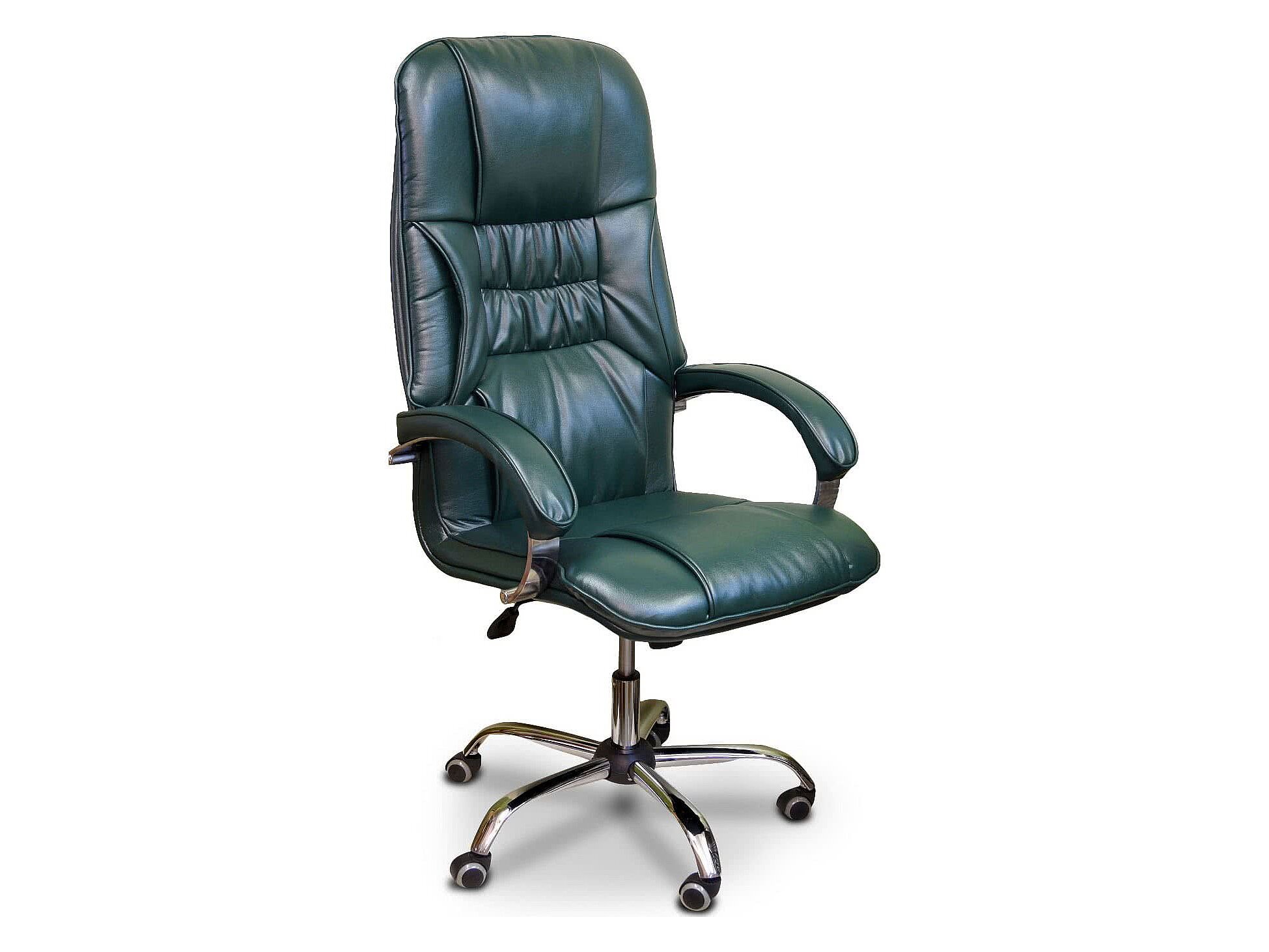 Кресло для руководителя Креслов Бридж КВ-112-0470 Темно-зеленый