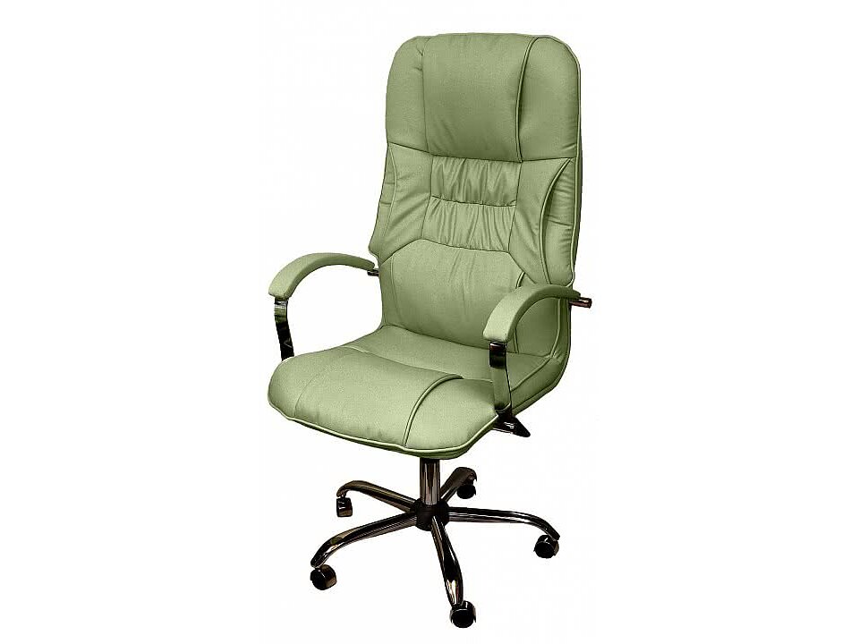 Кресло для руководителя Бридж КВ-112-0416 светло-зеленый