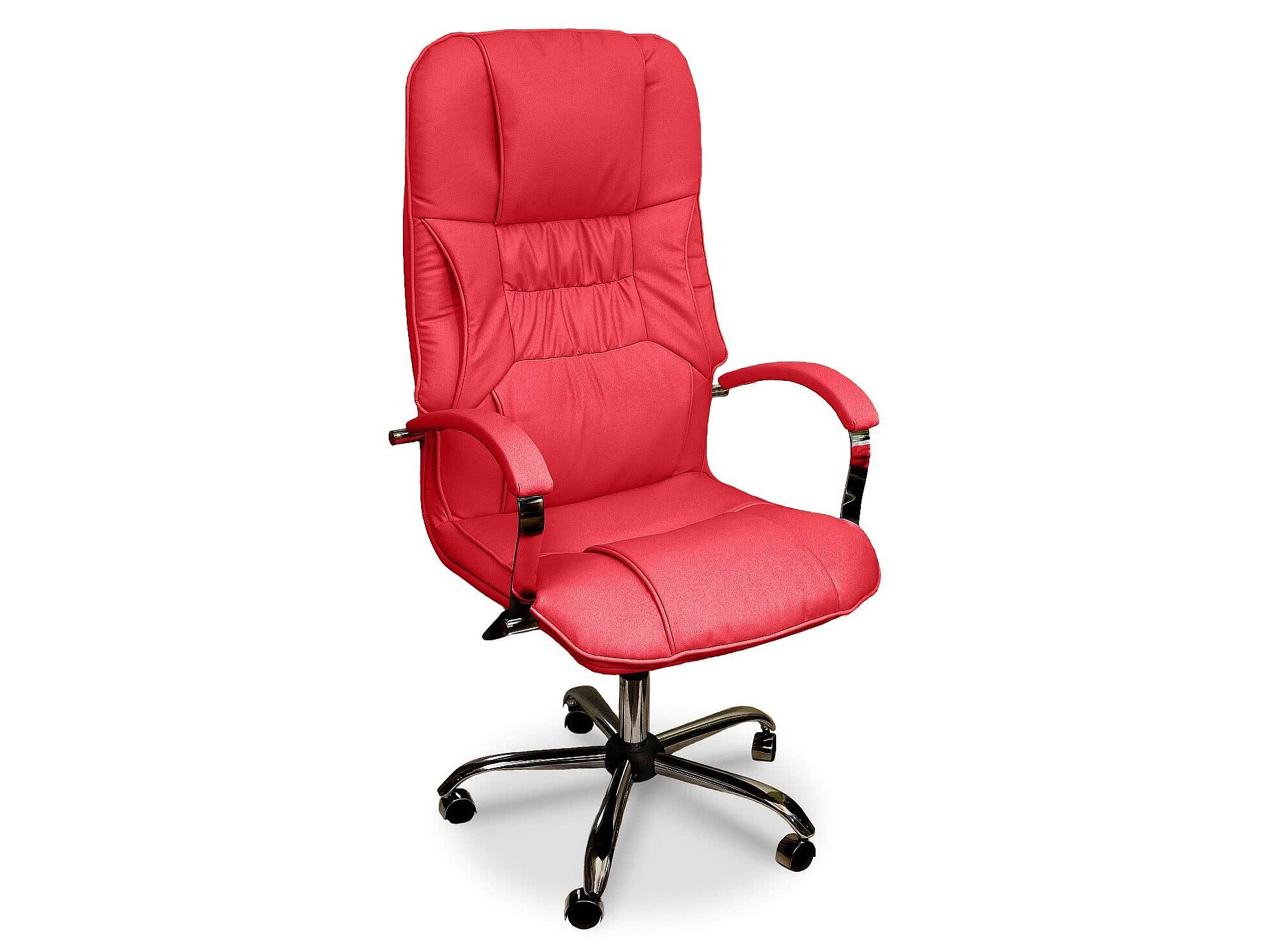 Кресло для руководителя Креслов Бридж КВ-112-0421 Красный