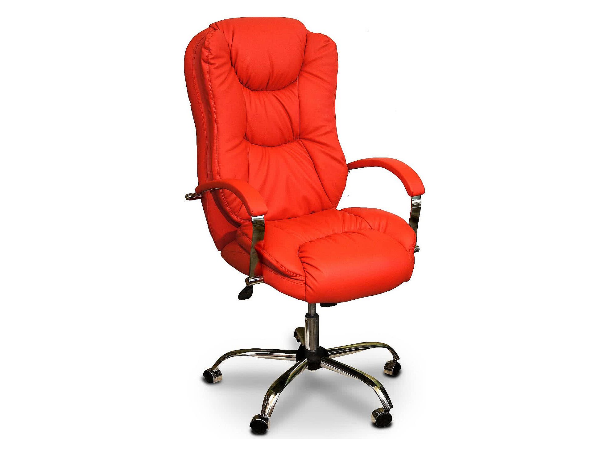 Кресло для руководителя Креслов Лорд КВ-112-0421 Красный