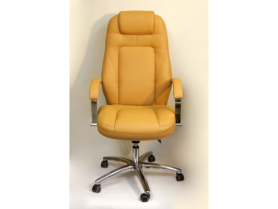 Кресло для руководителя Эсквайр КВ-112 светло-коричневый