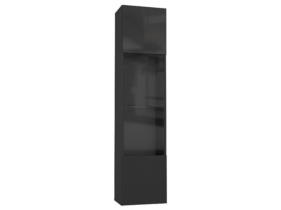 Тумба-витрина НК-мебель Point Тип-42 Черный
