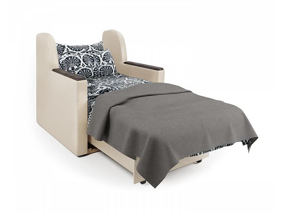 Кресло-кровать Аккорд Д бежевый, серый