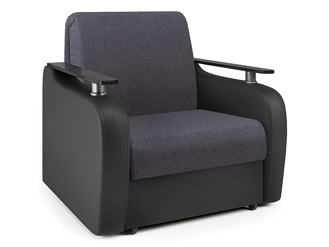 Кресло-кровать Шарм-Дизайн Гранд Д Серый, Черный