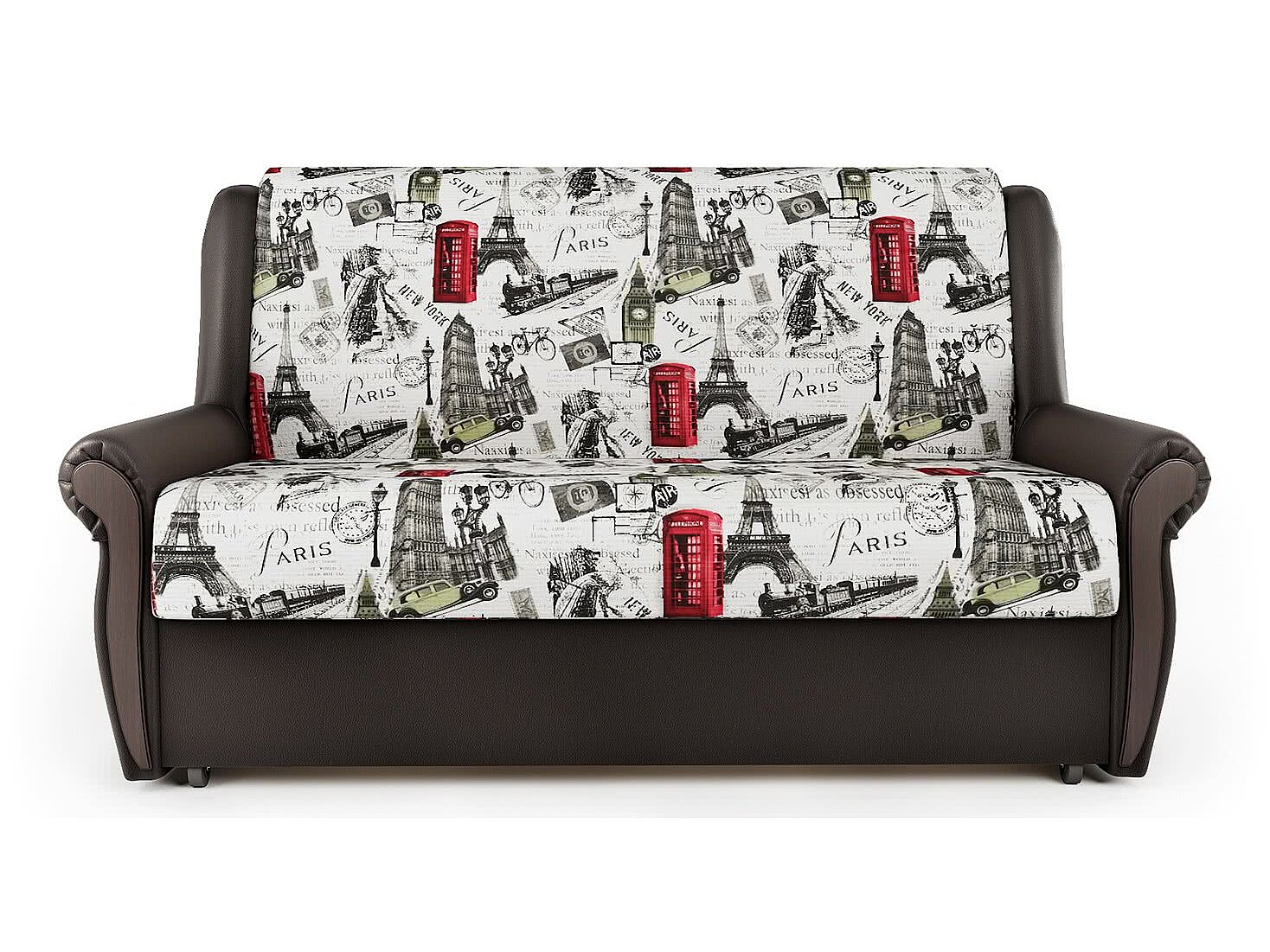 Диван-кровать Шарм-Дизайн Аккорд М 120 Бежевый, Коричневый, Серый