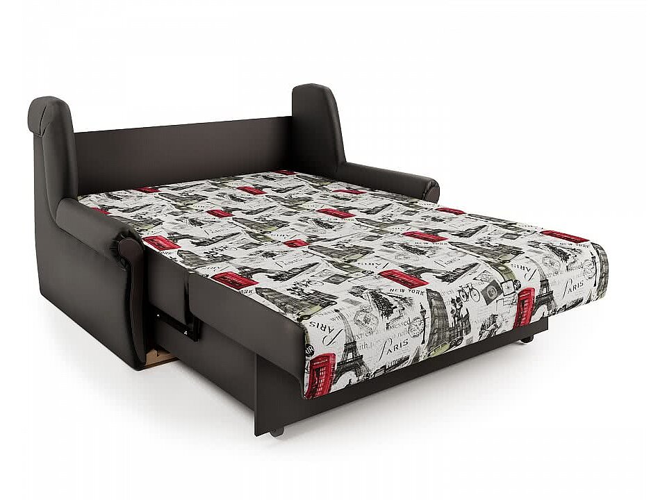 Диван-кровать Аккорд М 120 бежевый, коричневый, серый