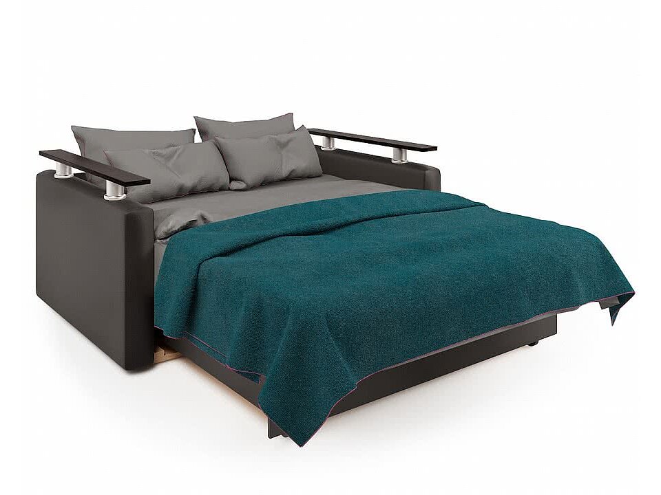 Диван-кровать Шарм 120 бежевый, коричневый, серый