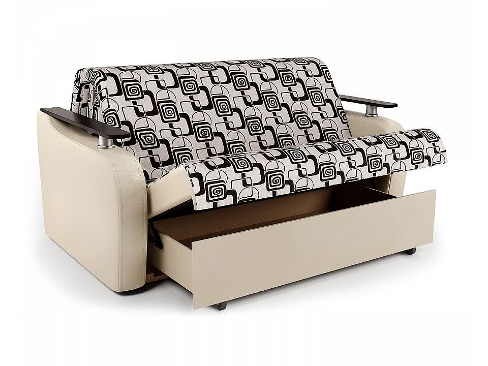 Диван-кровать Гранд Д 120 бежевый, серый