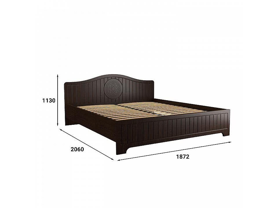 Кровать Компасс Монблан МБ-604К 180х200 (Венге)