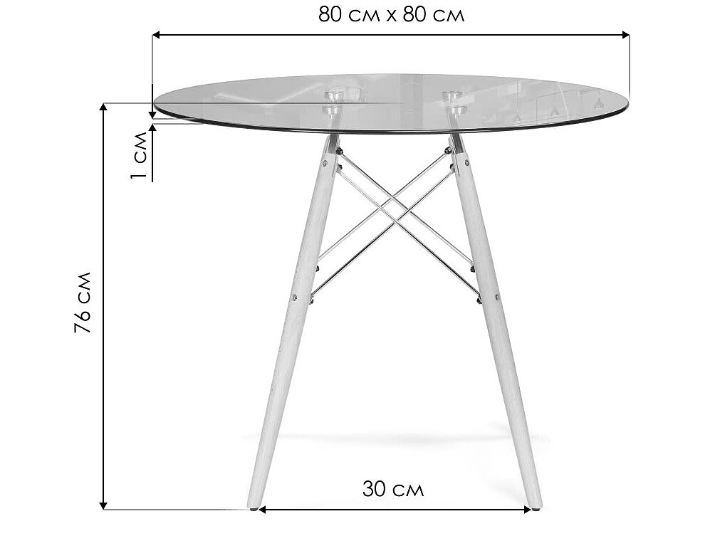   PT-151 8076 clear glass / wood