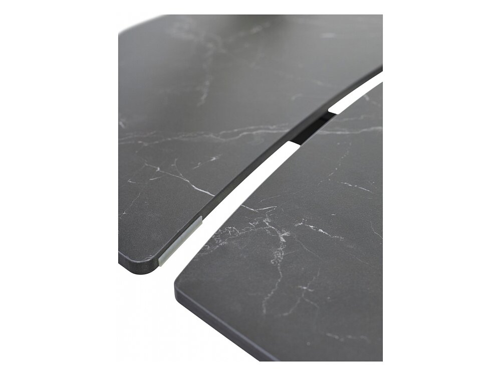   Balde 120 matt black marble solid ceramic / black