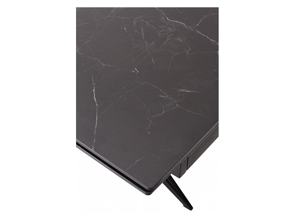   Forio 160 matt black marble sintered stone / black