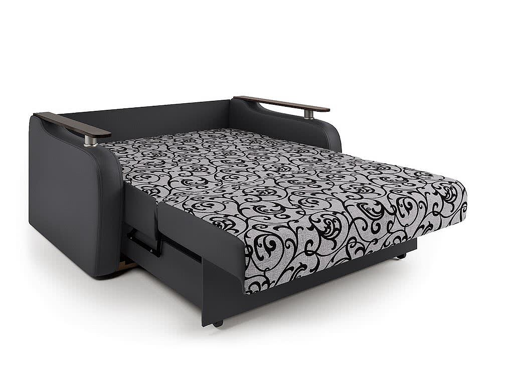 Диван-кровать Шарм-Дизайн Гранд Д 120 коричневый, латте