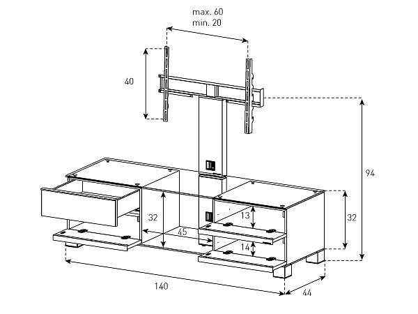 ������ ��� ��������� Sonorous MD 8540 B INX WNT
