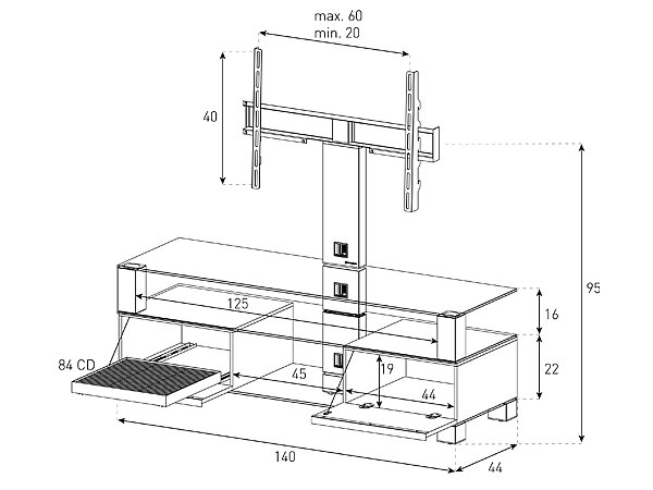 ������ ��� ��������� Sonorous MD 8143 B INX MOL