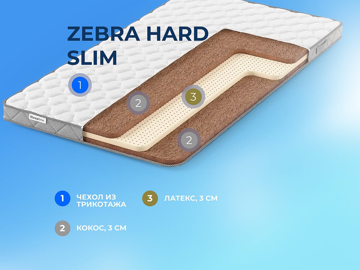 ������ Sleepline Zebra Hard Slim