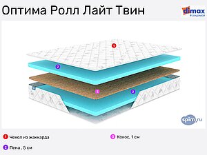 детский матрас dimax оптима премиум фоам хард