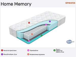 Home memory матрас орматек