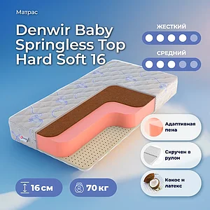 Denwir Baby Springless Top Hard Soft 16