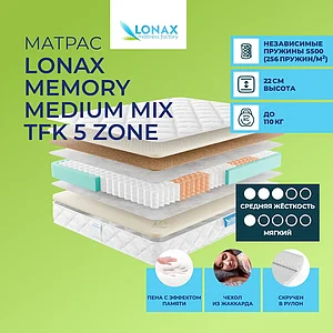 Lonax Memory-Medium Mix TFK 5 Zone