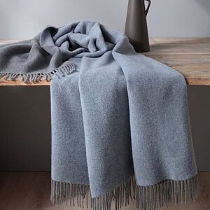 ���� Biederlack Cashmere Plaid blau-grau