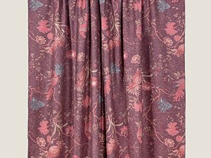 ���� Frati Home Bamboo Stampatobirds Of Paradise Bordeaux