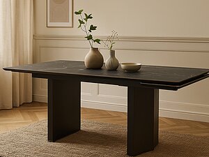   Woodville  180x90, nero marquina/