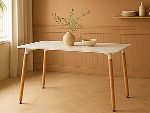   Woodville Table 120 White/Wood