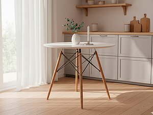   Woodville Table 90 White/Wood